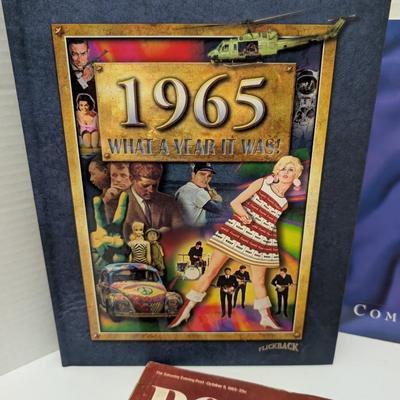 HUGE Vintage 1965 Commemorative Yearbook Magazine Lot Elizabeth Taylor Richard Burton Time Past Post Nostalgia