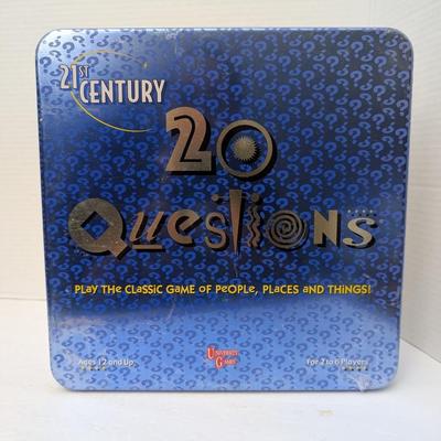 2000 21st Century 20 Questions Trivia Game In Tin By University Games Sealed