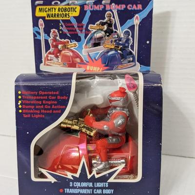 Vintage Stellar Force Bump Bump Car Mighty Robotic Warriors Battery Operated Toy