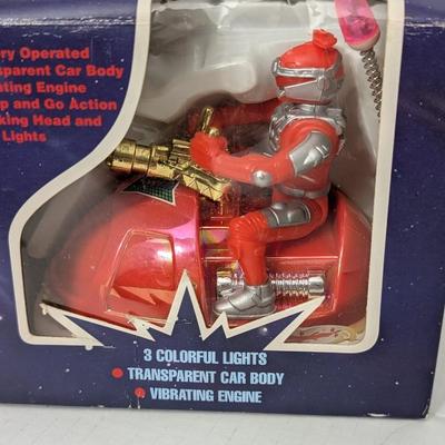 Vintage Stellar Force Bump Bump Car Mighty Robotic Warriors Battery Operated Toy