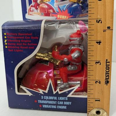 Vintage Stellar Force Bump Bump Car Mighty Robotic Warriors Battery Operated Toy