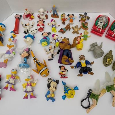 Vintage Disney Figures Lot - Mickey Mouse, Minnie, Tinkerbell, Beast, Ariel & More!