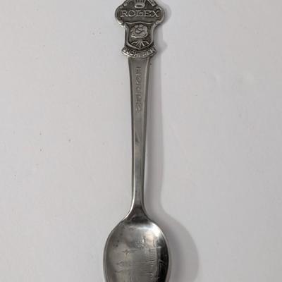 Vintage Rolex Bucherer of Switzerland Lucerne Souvenir Spoon Silver Tone Collectible