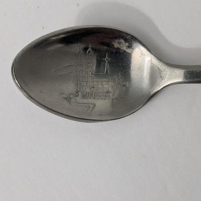 Vintage Rolex Bucherer of Switzerland Lucerne Souvenir Spoon Silver Tone Collectible