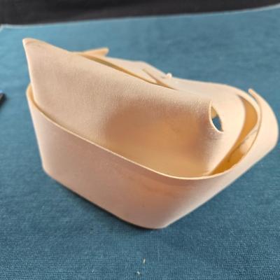 Sale Photo Thumbnail #474: This auction lot is for a Vintage Nurses Cap. This is a actual vintage nurses cap.  It shows some age and use but is amazingly in good crisp condition.  Would make for a fun costume or for use in a display.