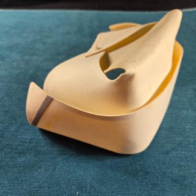 Sale Photo Thumbnail #476: This auction lot is for a Vintage Nurses Cap. This is a actual vintage nurses cap.  It shows some age and use but is amazingly in good crisp condition.  Would make for a fun costume or for use in a display.