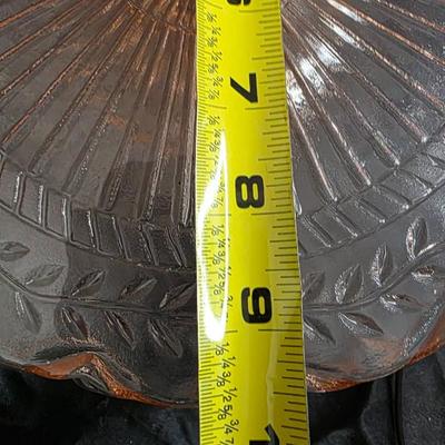 Vintage Pink Depression Glass Three-Tier Pedestal Server – Radiant Etched Laurel Pattern