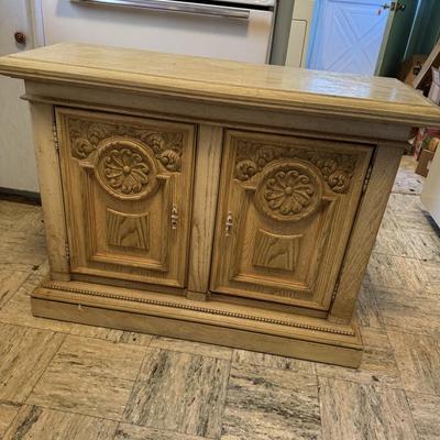 MCM Solid Wood Stanley Cabinet