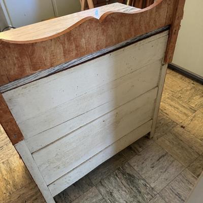 Antique Wash Stand with Marble Top