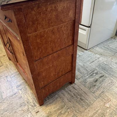 Antique Wash Stand with Marble Top