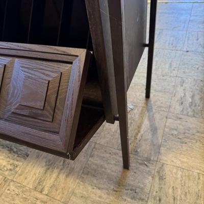 Mid Mod Record Cabinet