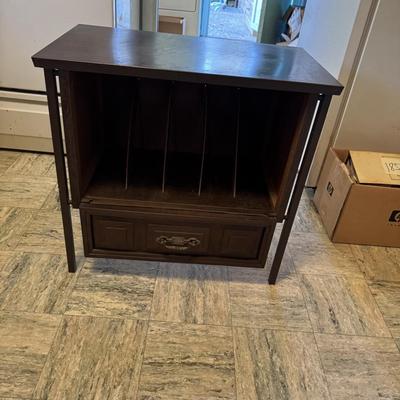 Mid Mod Record Cabinet