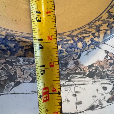 Spongeware Bowl and Pitcher