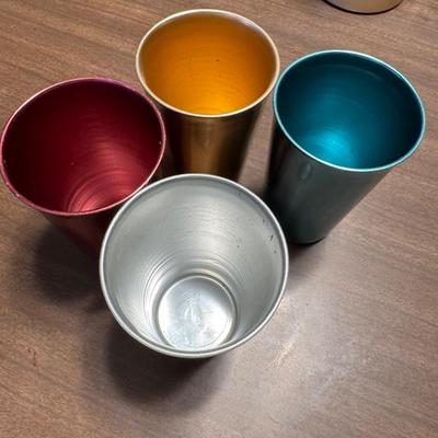 Aluminum Pitcher and Tumbler Set