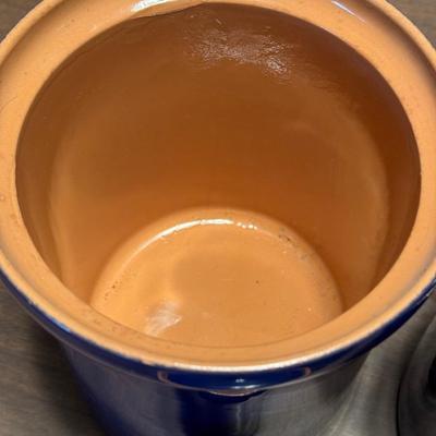 Glazed Pottery Canister Ser