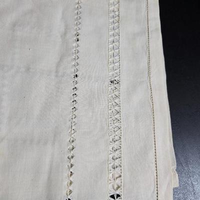 A Fruitful Display - Fruit themed lidded cookie jar - Brass wall plate - Wooden fruit bushel baskets = and a table runner with a fruit...