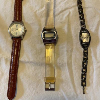 THREE LADIES WATCHES