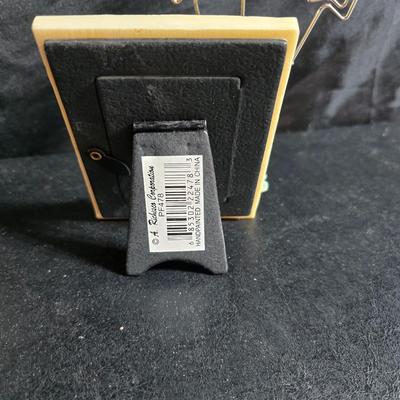 Free standing WITTROCK Metal Art Windmill 14.5", Signed Art Sculpture Wittrock 78, 1978 - with framed artwork, coasters and more