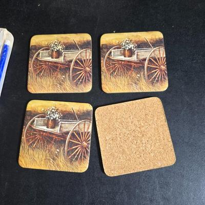 Free standing WITTROCK Metal Art Windmill 14.5", Signed Art Sculpture Wittrock 78, 1978 - with framed artwork, coasters and more