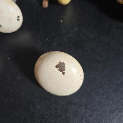 Four antique metal doorknobs - vintage doorknobs -