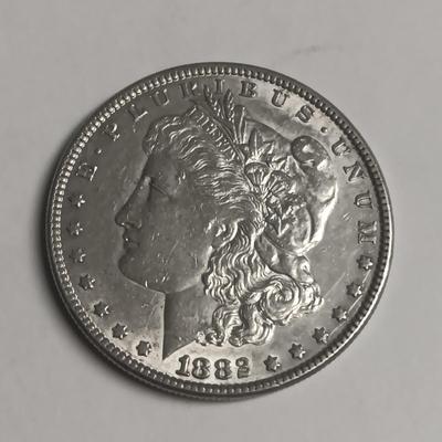 1882 MORGAN SILVER DOLLAR