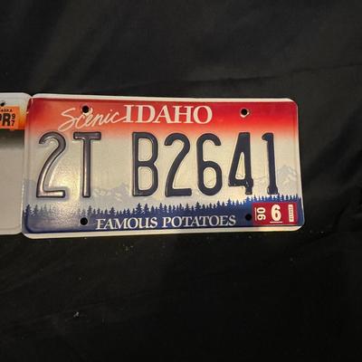 NEBRASKA AND IDAHO PLATES
