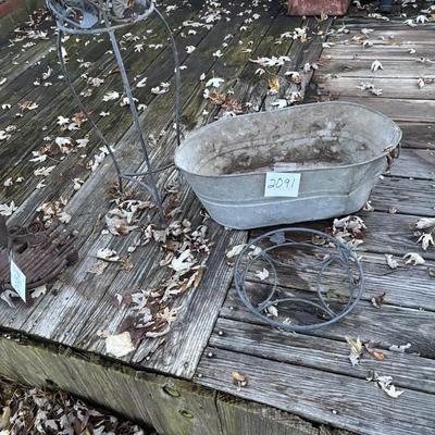 Plant Stands and Tub