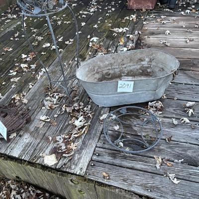 Plant Stands and Tub