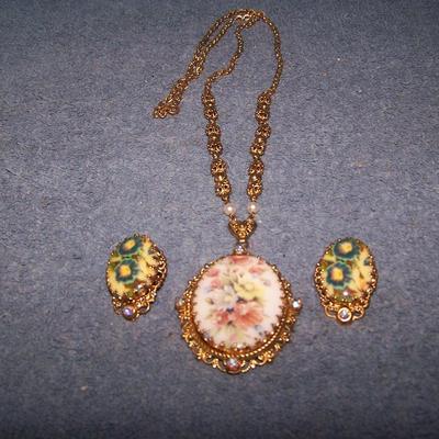 LOT 124 WONDERFUL VINTAGE SIGNED JEWELRY-WEST GERMANY/CZECH