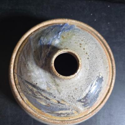 Vintage boho studio pottery signed Donabe Pot - prepare soups, stews, rice, and steamed dishes