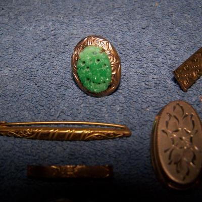 LOT 128 WONDERFUL OLD JEWELRY INDIAN HEAD PENNY EARRINGS