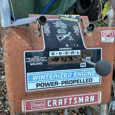 Vintage Craftsman Snowblower