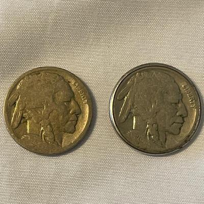 TWO BUFFALO NICKLES