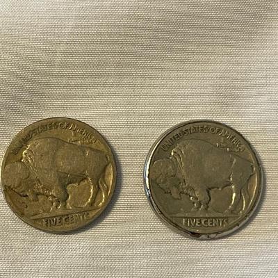 TWO BUFFALO NICKLES