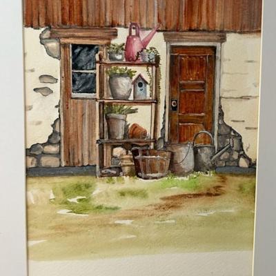 Oklahoma Artist Original Water Color signed