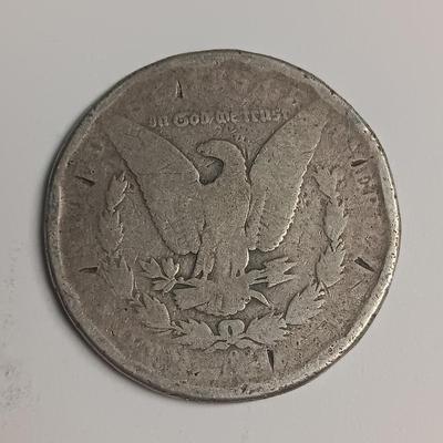 1890 AND 1889-O MORGAN SILVER DOLLARS