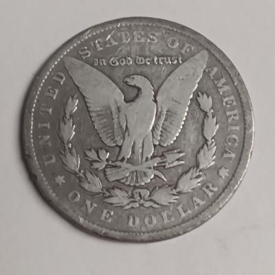 1890 AND 1889-O MORGAN SILVER DOLLARS