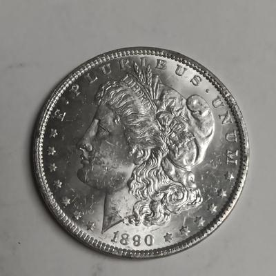 1890 MORGAN SILVER DOLLAR
