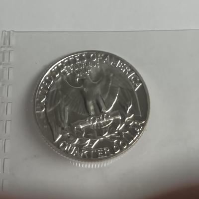 TWO 1963 UNC QUARTERS