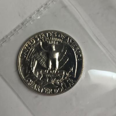 TWO 1963 UNC QUARTERS