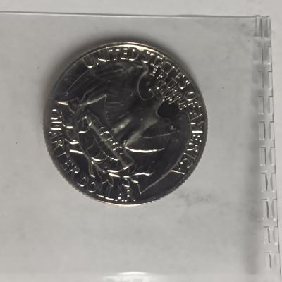 FOUR 1963 UNC SILVER QUARTERS