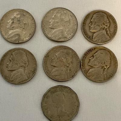 SIX NICKELS ONE CANADA NICKEL