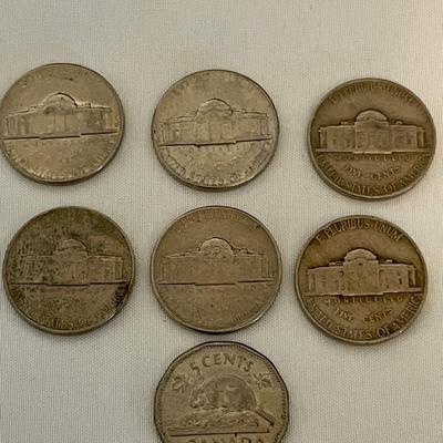 SIX NICKELS ONE CANADA NICKEL