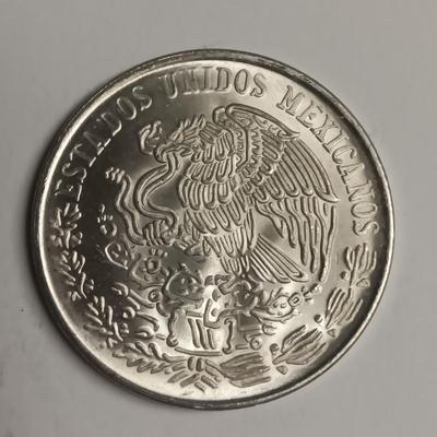 TWO CIEN PESOS .720 SILVER COINS