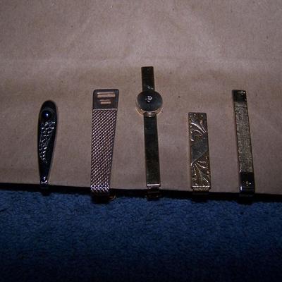 LOT 141 FAB VINTAGE CUFFLINKS/TIE CLASPS&TACS/BUTTONS SEVERAL BLACK PEARLS