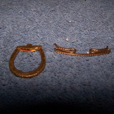 LOT 141 FAB VINTAGE CUFFLINKS/TIE CLASPS&TACS/BUTTONS SEVERAL BLACK PEARLS