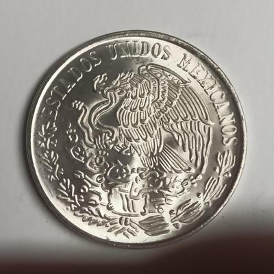 TWO CIEN PESOS .720 SILVER COINS
