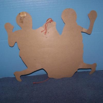 LOT 144 WONDERFUL GREAT VINTAGE HALLOWEEN PAPER--SKELETONS/PUMPKINS DECOR