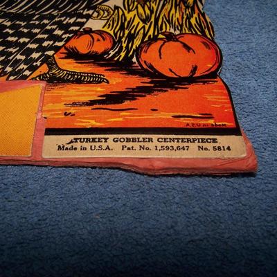 LOT 151 FAB VINTAGE THANKSGIVING HONEYCOMB TURKEYS