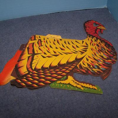 LOT 151 FAB VINTAGE THANKSGIVING HONEYCOMB TURKEYS